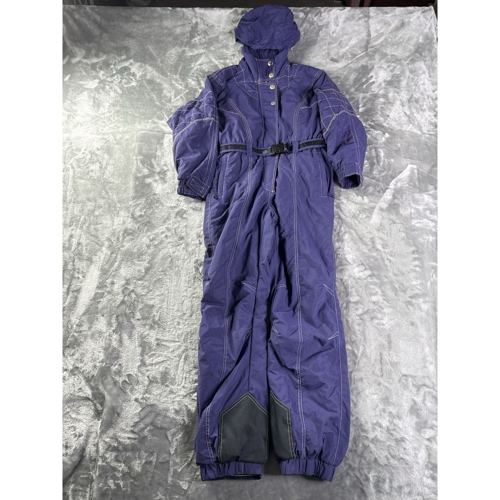 Vintage OBERMEYER Purple Thermolite Insulated Snow Ski Suit Women's 12 Winter